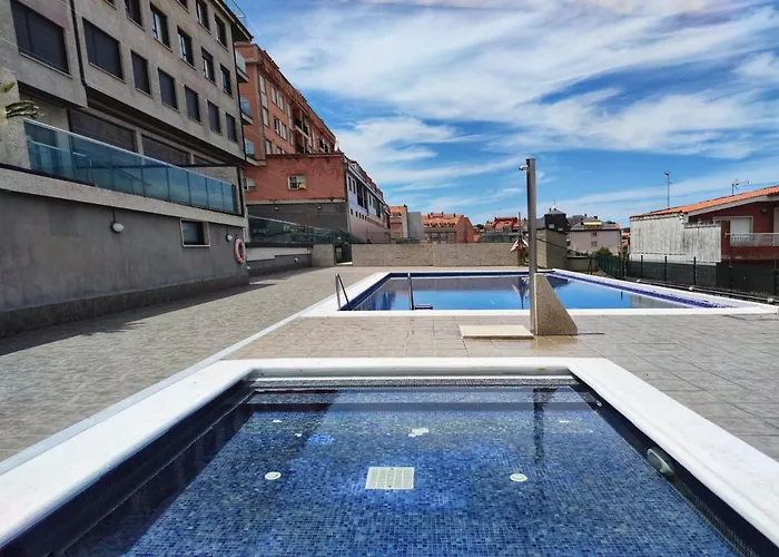 Διαμέρισμα Desconectaengalicia Atico La Perla, Piscina Y Pista Tenis *